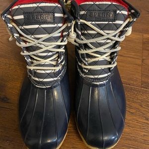 Sperry Navy Duck Boots